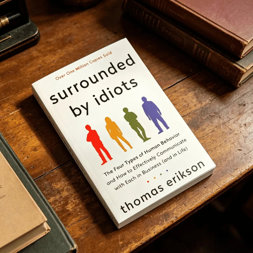 Surrounded by Idiots Thomas Erikson Adults English Paperback Four Behavior Types & Effective Communication Guide Free Shipping