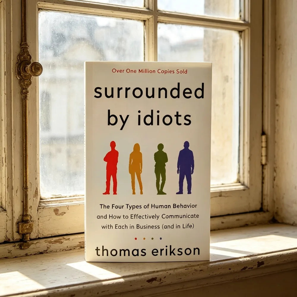 Surrounded by Idiots Thomas Erikson Adults English Paperback Four Behavior Types & Effective Communication Guide Free Shipping