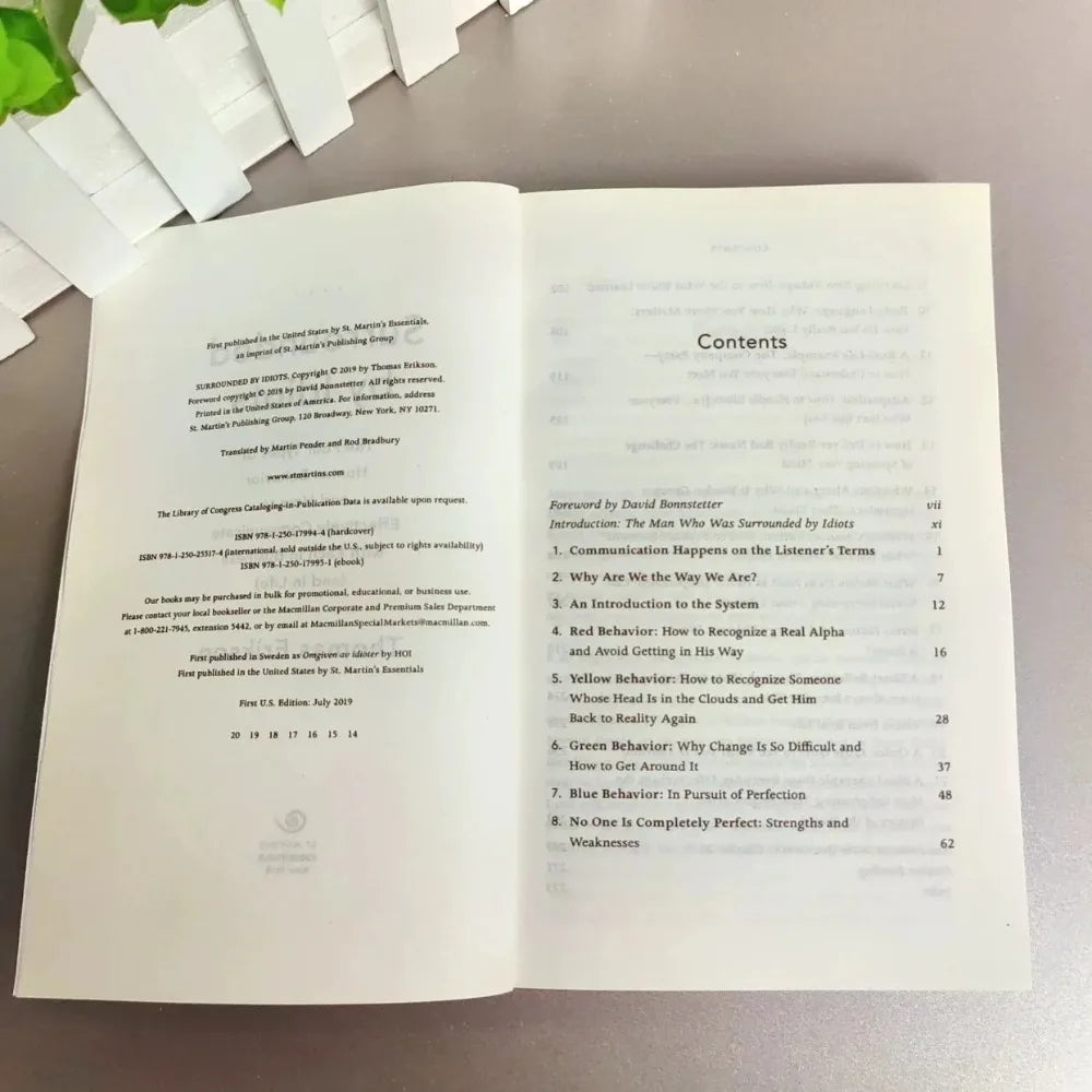 Surrounded by Idiots Thomas Erikson Adults English Paperback Four Behavior Types & Effective Communication Guide Free Shipping